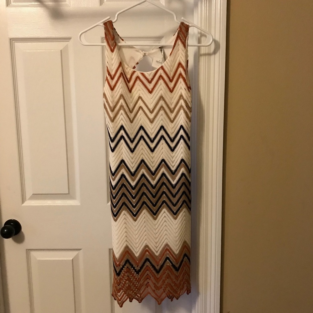 Chevron sheath dress